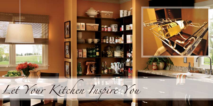 Kitchen Pantry with Wine Storage